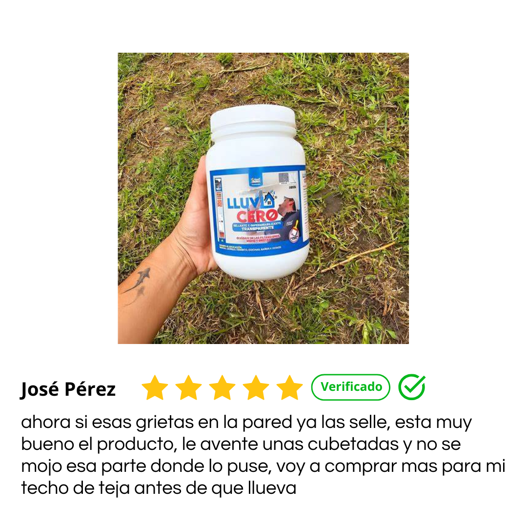 Lluvia cero® kit de 3 litros