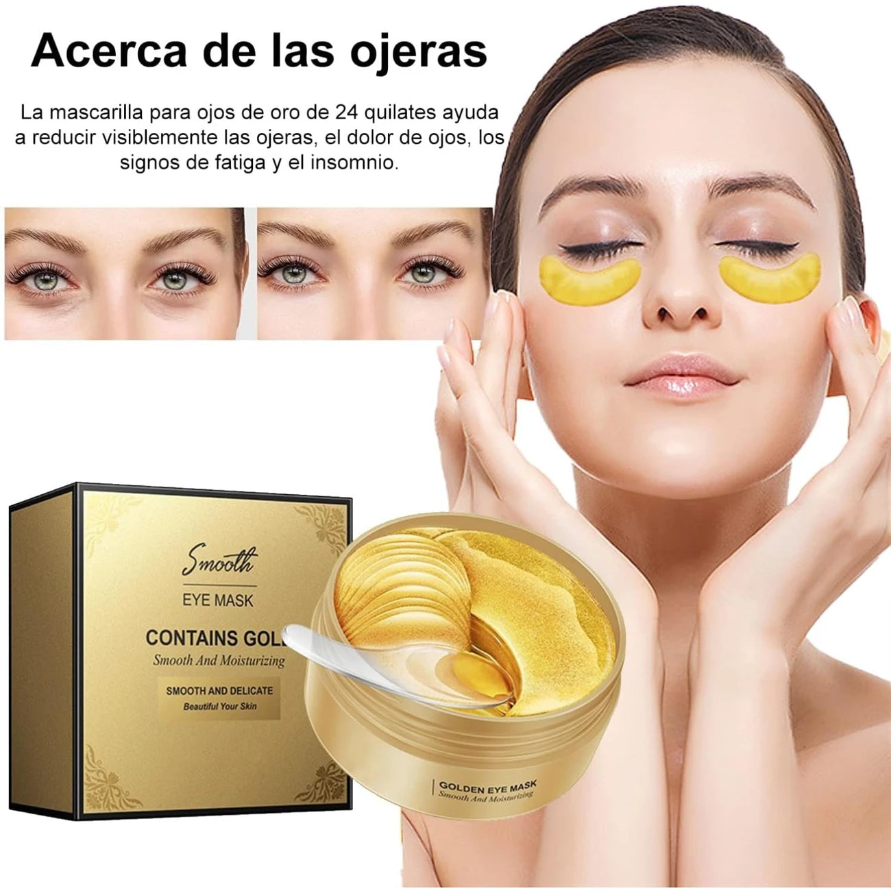 Mascara para ojeras de ORO 24K
