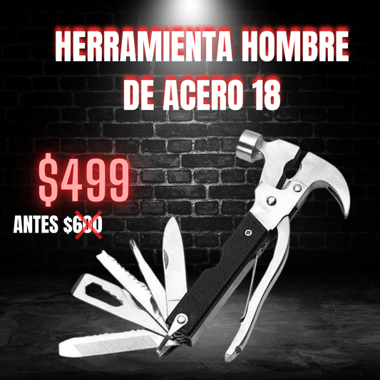 🛠Herramienta Hombre de Acero 18🔥
