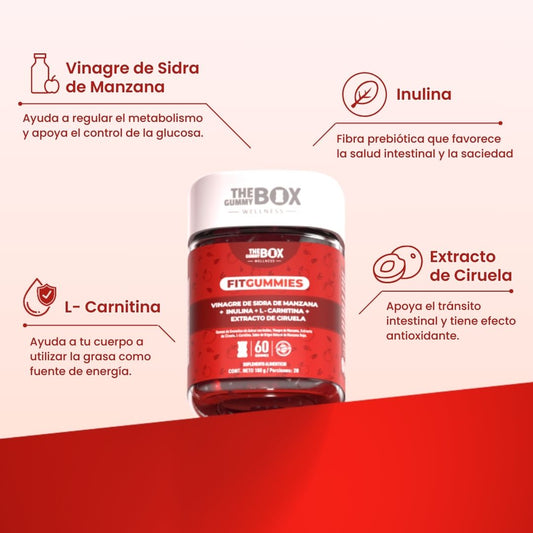 Gomitas para TRANSITO INTESTINAL LENTO 🍎