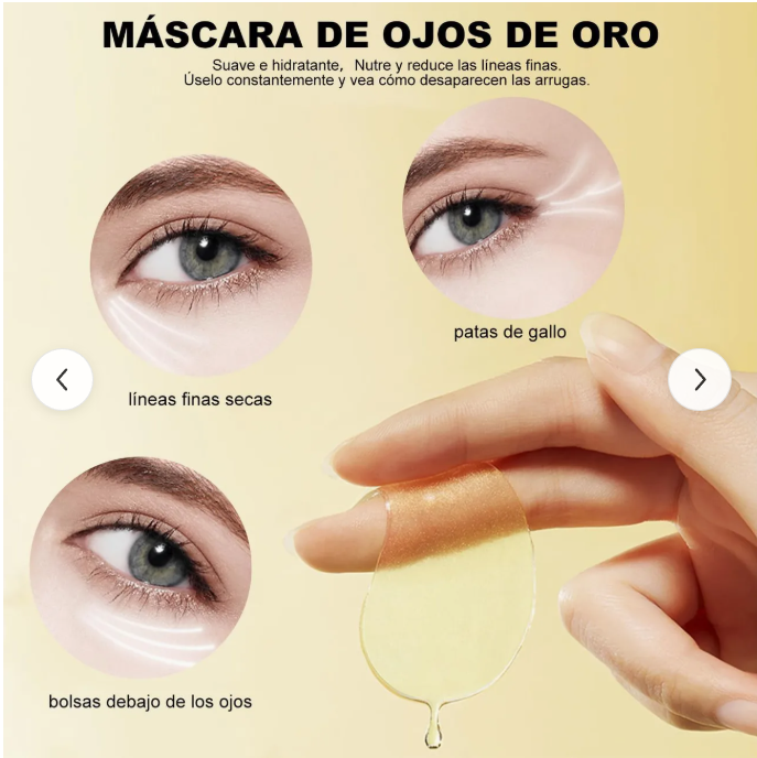 Mascara para ojeras de ORO 24K