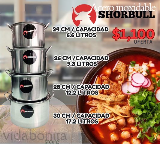 ACERO INOX 4 ollas, 1 vida más facil!👩🍳