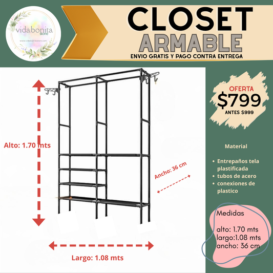 Closet armable 👗👖