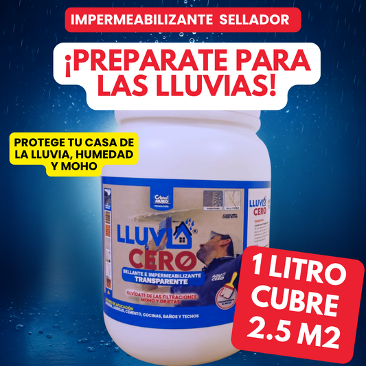 Lluvia cero® kit de 3 litros