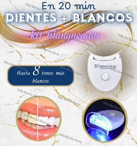 Kit 20 minutos aclarador dental 🦷