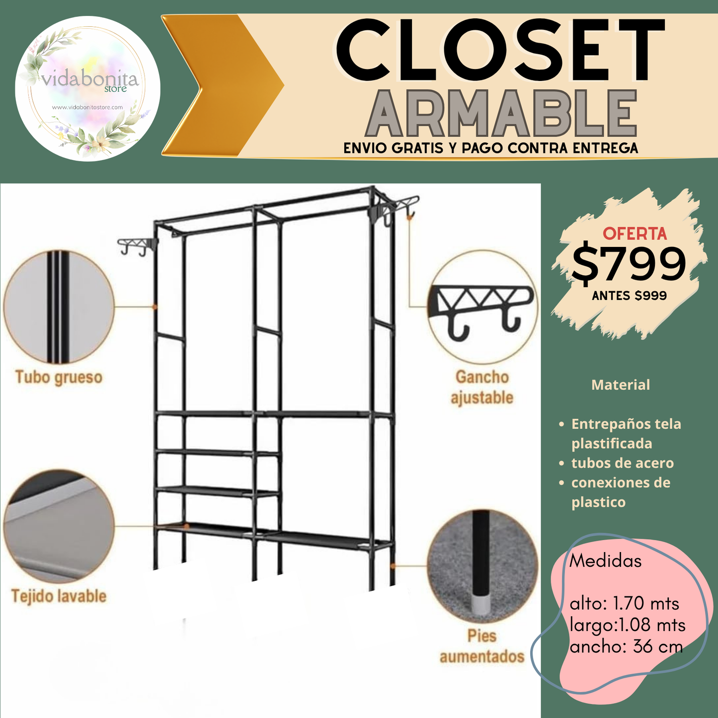 Closet armable 👗👖
