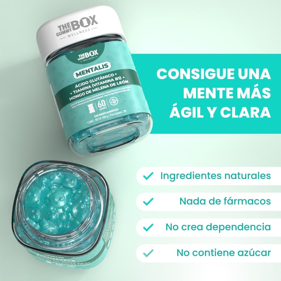Gomitas para aumentar la CONCENTRACIÖN 🧠