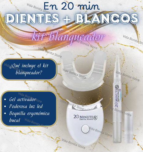 Kit 20 minutos aclarador dental 🦷
