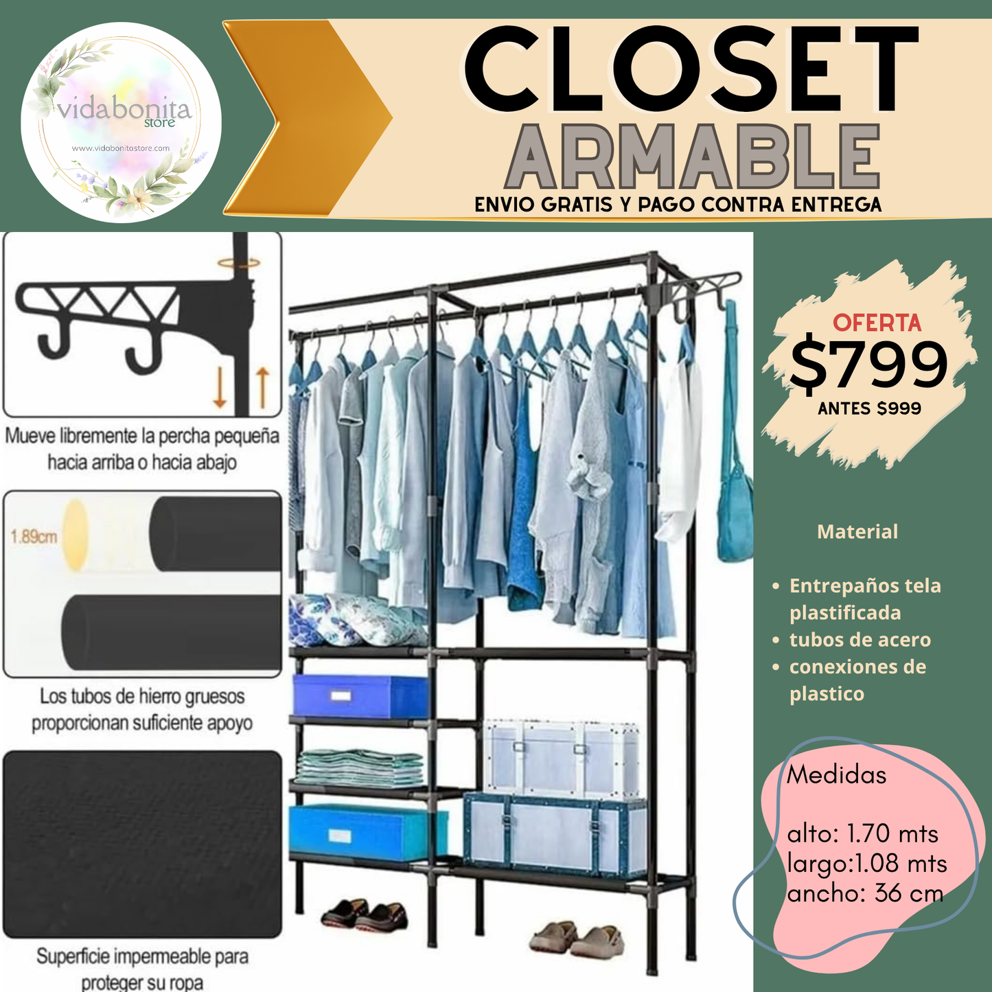 Closet armable 👗👖