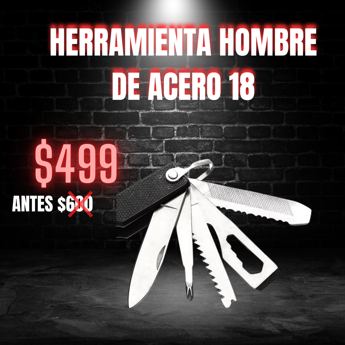 🛠Herramienta Hombre de Acero 18🔥