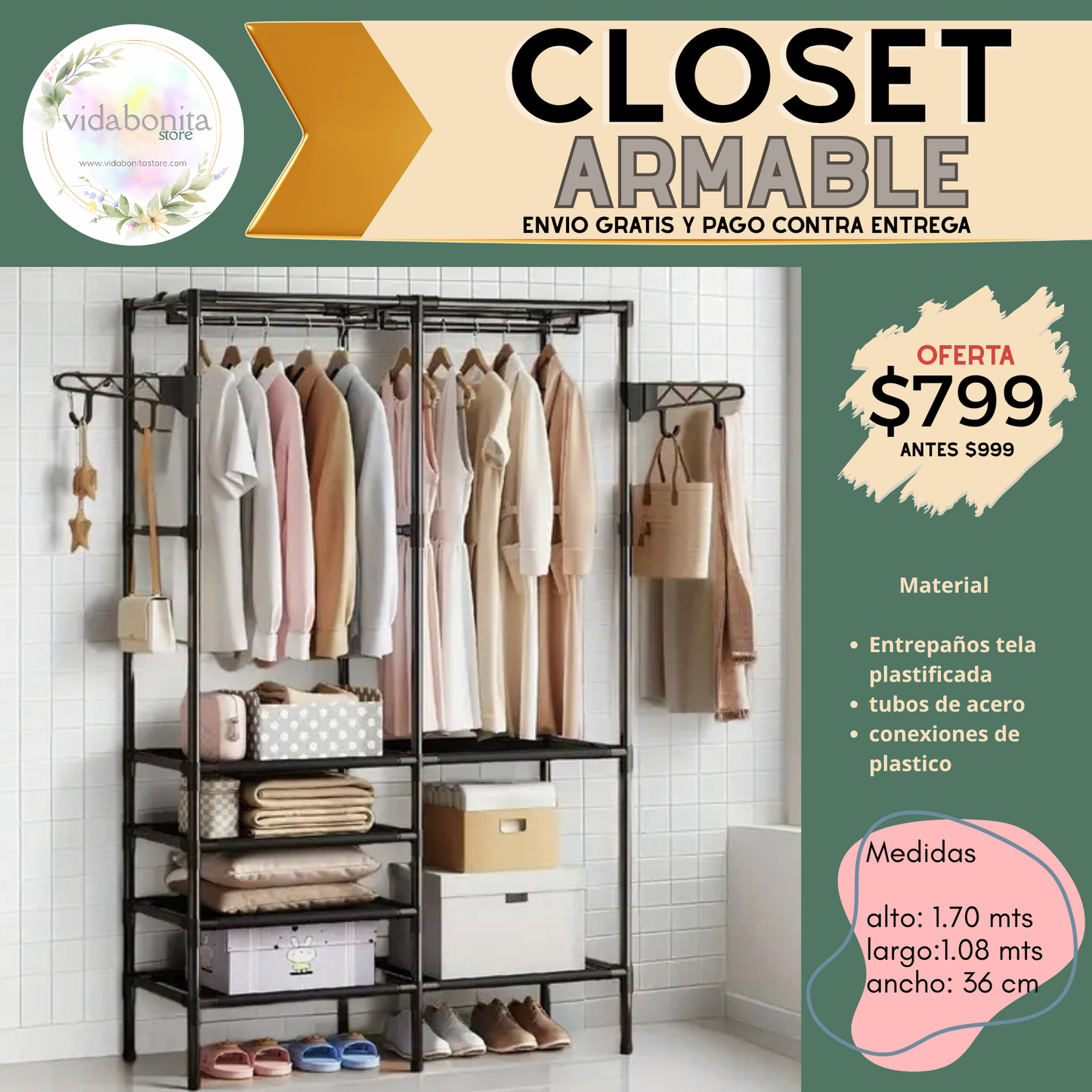 Closet armable 👗👖