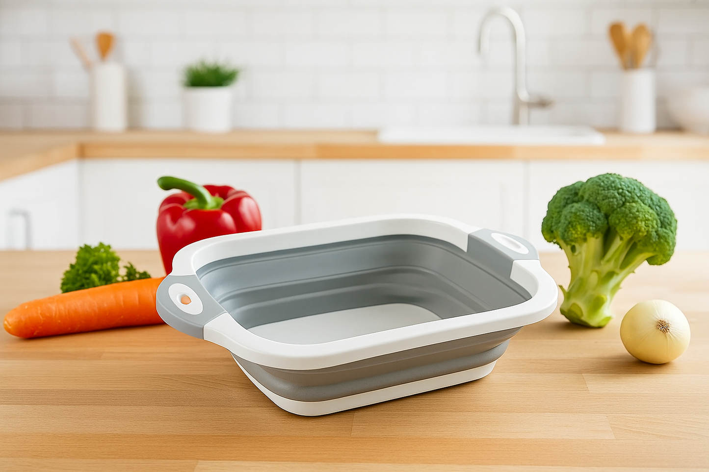 ✨ KitchenFlex – La bandeja plegable que revoluciona tu cocina ✨
