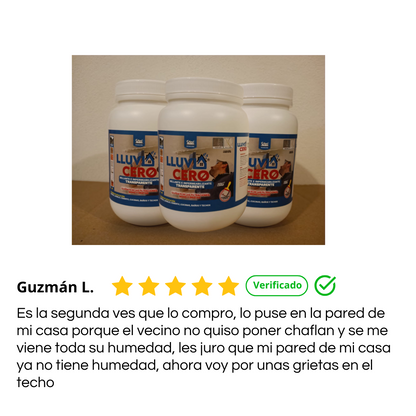Lluvia cero® kit de 3 litros