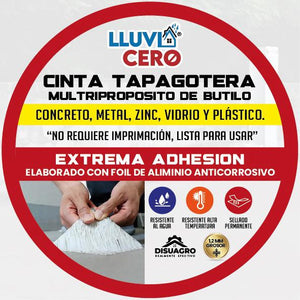 💧Cinta tapagotera de Lluvia cero 🛠