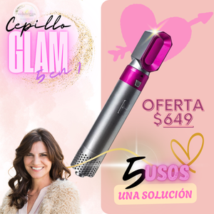 🎀Cepillo Glam 5 en 1🎇