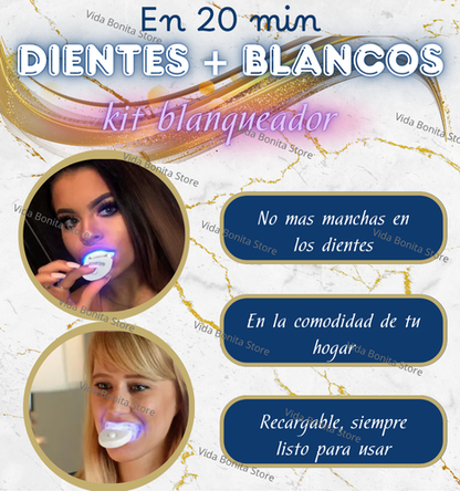 Kit 20 minutos aclarador dental 🦷